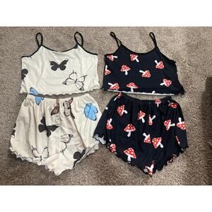 Butterfly/Mushroom Pajama Sets